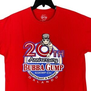 Bubba Gump Shirt Men Extra Large Forest Shrimp Short-sleeve Tee 20th Anniversary
